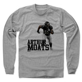 Mens Long Sleeve Heather Gray