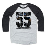 Mens Baseball T-Shirt Black / Ash