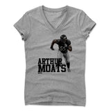 Womens Women's V-Neck Athletic Gray