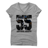 Womens Women's V-Neck Athletic Gray